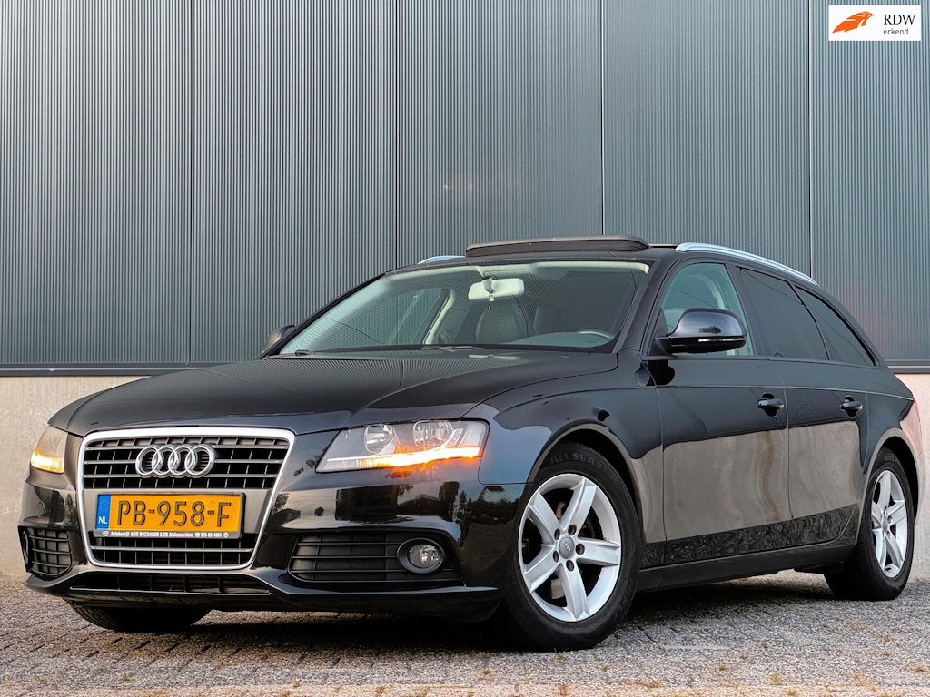 Audi A4 Avant 1.8 TFSI|AUT|PANO|HALFLEDER|STOELVERW|2XSLEUTELS|BOEKJES|