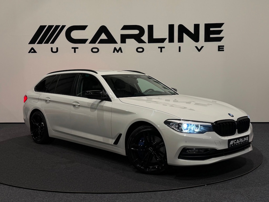 BMW 5-Serie Touring 540d xDrive Executive AUTOMAAT CAMERA KEYLESS LEDER NAVI STOELVERW. ELEK STOELEN NAP GARANTIE APK