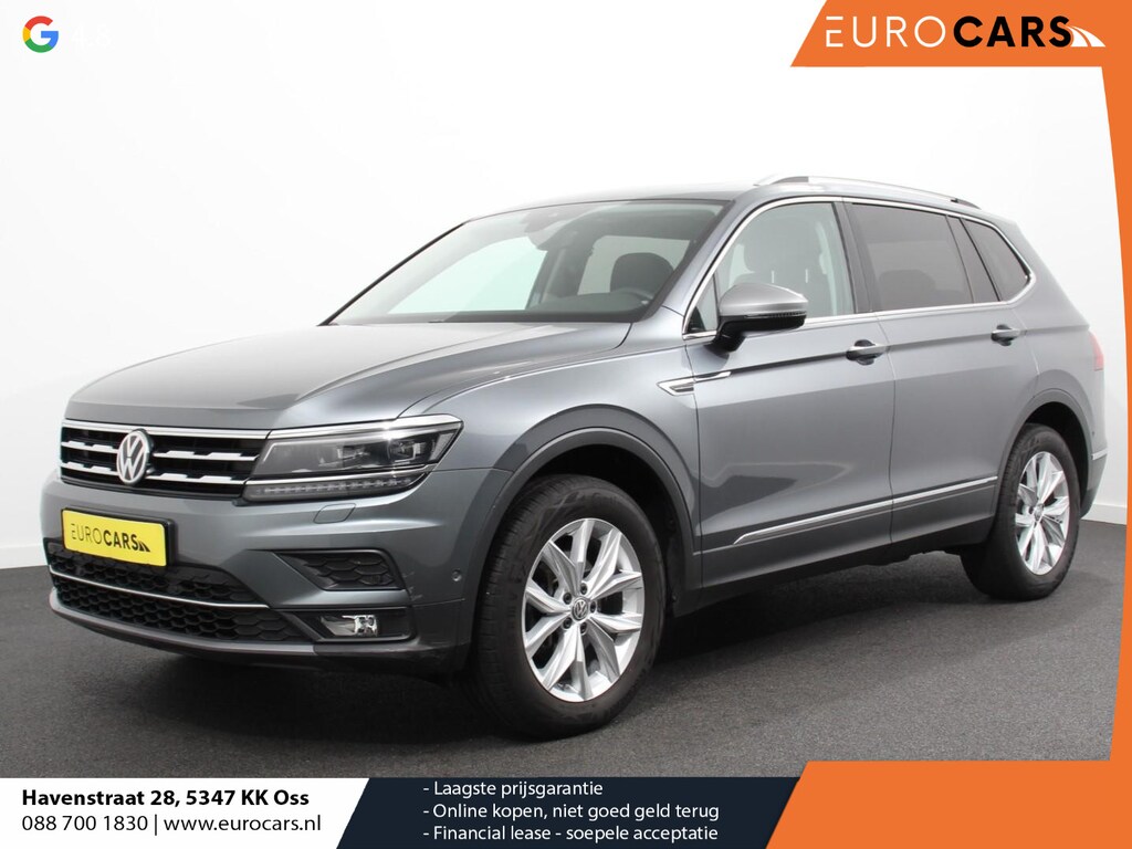 Volkswagen Tiguan Allspace 1.5 TSI Highline All-space 7p. Panorama dak Adaptive cruise control Climate control LED Parkeersensoren Achteruitrijd camera Trekhaak Navigatie Voorstoelen verwarmd Apple Carplay/ Android Auto