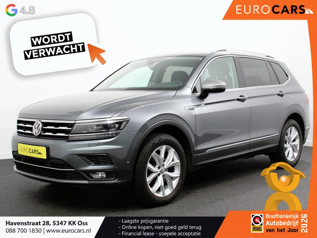 Volkswagen Tiguan Allspace 1.5 TSI Highline All-space 7p. Panorama dak Adaptive cruise control Climate control LED Parkeersensoren Achteruitrijd camera Trekhaak Navigatie Voorstoelen verwarmd Apple Carplay/ Android Auto