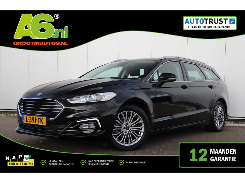 Ford Mondeo Wagon 2.0 IVCT HEV Titanium 17 inch LMV Carplay Android Navigatie Climate Cruise Control Stoelverwarming Parkeersensor