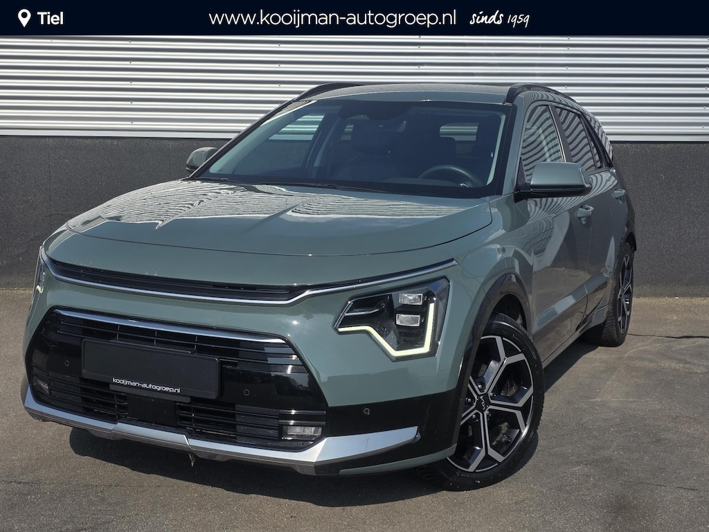 Kia Niro Hybrid 1.6 GDi DynamicPlusLine Navigatie, Dodehoekdetectie, Elek. bestuurdersstoel, Stoel- & stuurwiel verwarmd, 18" LMV, Elek. Achterklep
