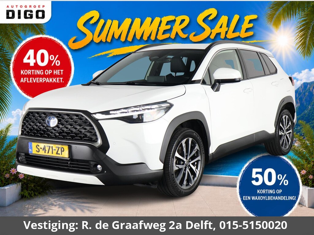 Toyota Corolla Cross 2.0 High Power Hybrid First Edition | Stoelverwarming | Navigatie | Half Leder | Apple Carplay & AndroidAUTO | 1e eigenaar |