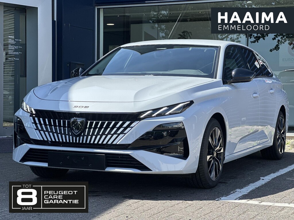 Peugeot 308 SW 1.2 Hybrid 145 e-DCS6 Allure | Adaptive Cruise Control | Keyless Entry/Start | Climate Control | Parkeercamera/-sensoren | Navigatie | Apple Carplay/Android Auto | Full LED | Draadloze telefoonlader |