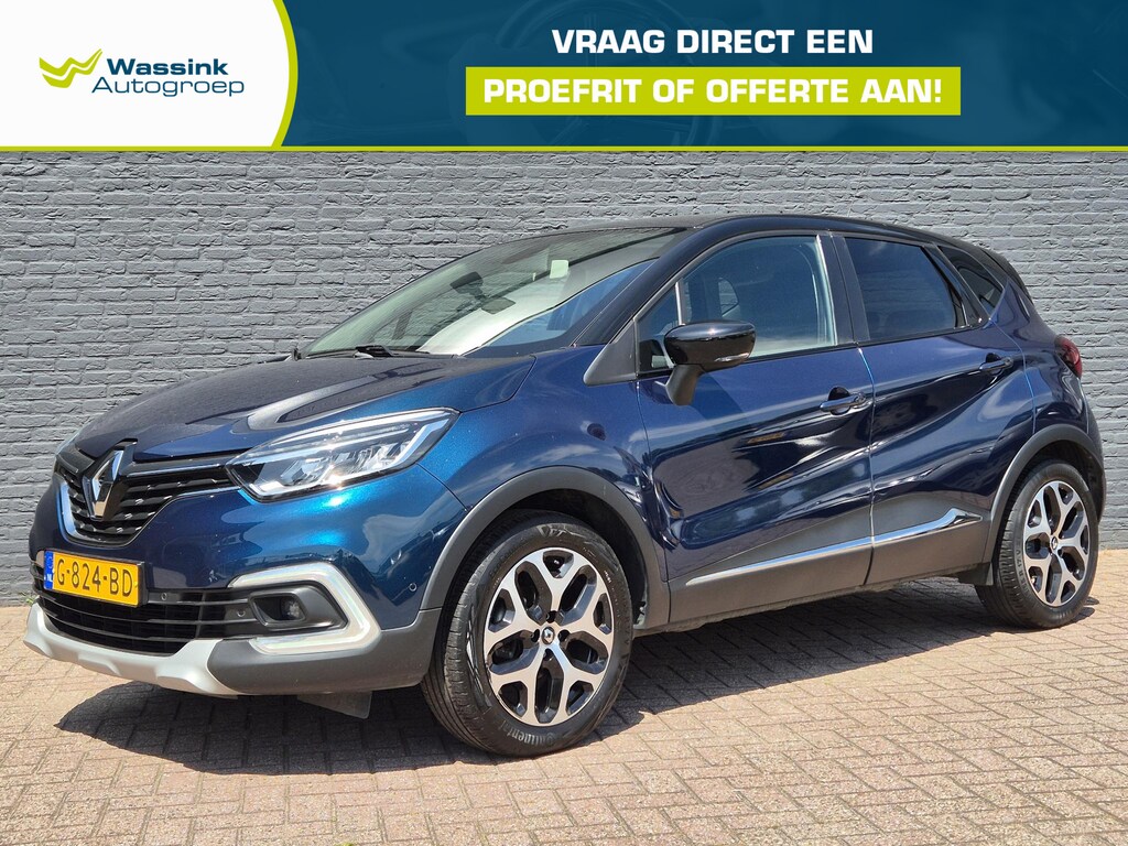 Renault Captur 0.9 TCe Intens | Cruise Control | Navigatie | Dode hoek detectie | Automatische airco | Achteruitrijcamera | Lichtmetalen velgen | Lage kilometerstand|