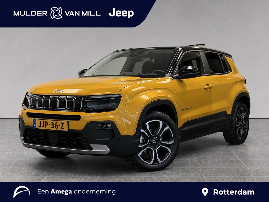 Jeep Avenger Summit 1.2 Turbo 100pk | MEGADEAL | SNEL LEVERBAAR | 2+6 JAAR GARANTIE* | SCHUIF/KANTELDAK | LEDER | JBL SOUND | ISOFIX | NAVI | CAMERA |