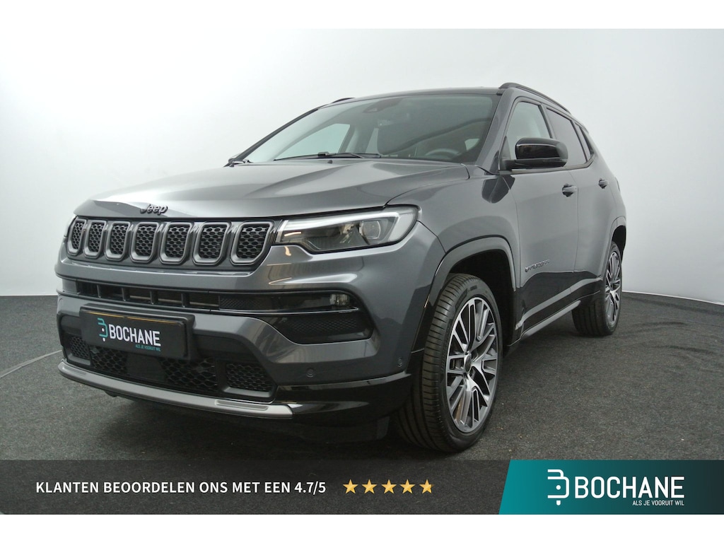 Jeep Compass 1.5T e-Hybrid Night Eagle | Leder | Camera | Carplay/Android Auto | 19" Velgen |