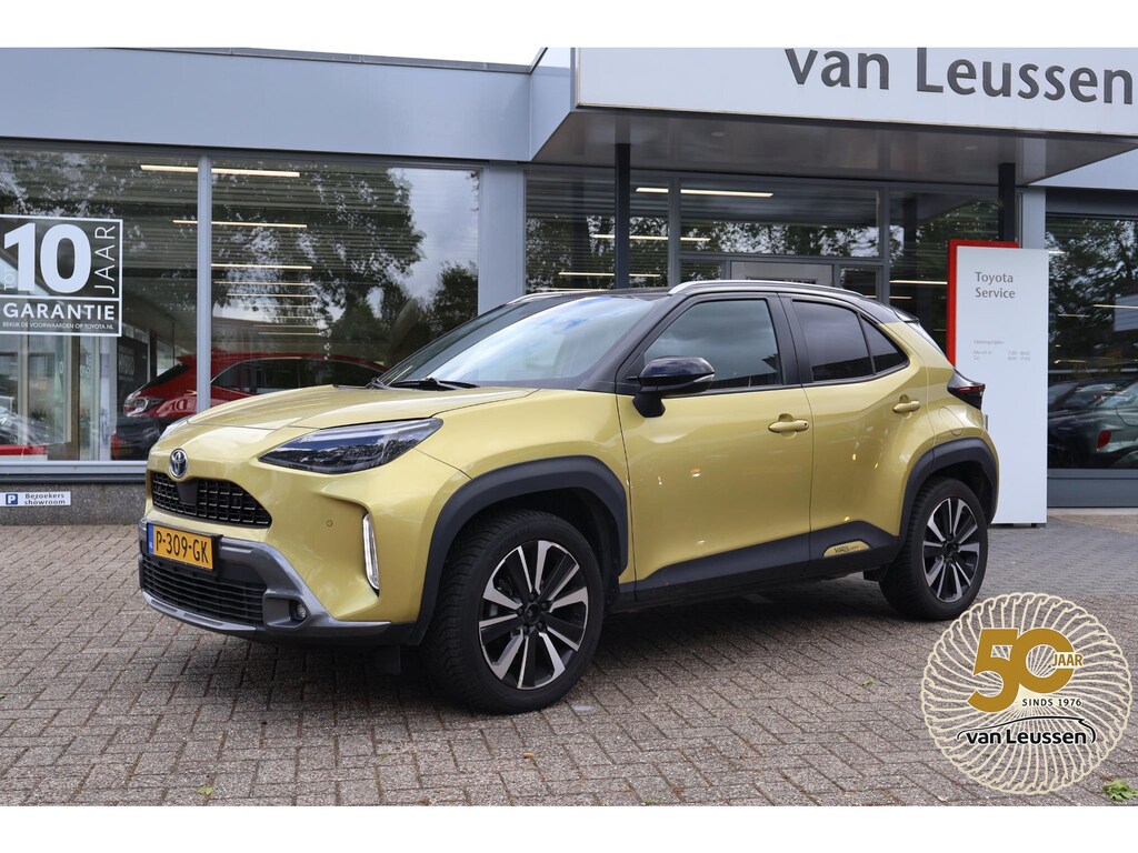 Toyota Yaris Cross 1.5 HYBRID LAUNCH EDITION NL-AUTO 1E EIGENAAR LEDEREN BEKLEDING DODEHOEKDETECTIE JBL STOEL&STUURVERW. PARK.SENSOREN V+A  ELEKTRISCHE ACHTER KLEP