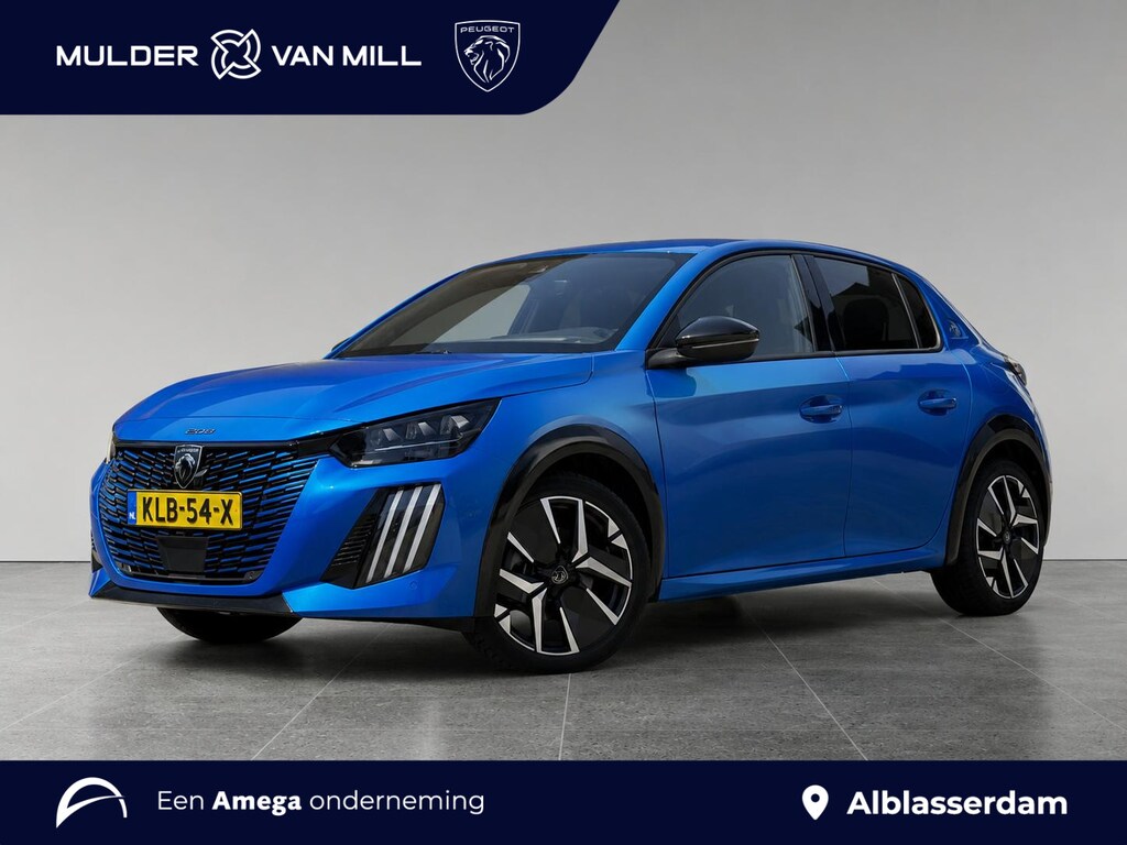 Peugeot 208 GT 1.2 Hybrid 145pk e-DCS6 | ADAPTIVE CRUISE | KEYLESS ENTRY | 360° CAMERA | NAVI | LEDER/STOF | DODEHOEKBEW. | DAB+ | CLIMA | APPLE CARPLAY / ANDROID AUTO |