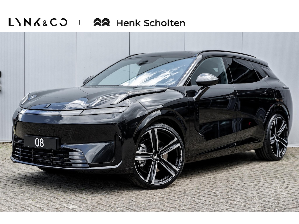 Lynk & Co 08 345PK More | HEICO 22" Wielen | HEICO Verlagingsveren | 200km Hybride | Stoelmassage, Verwarming en Ventilatie | Panoramadak | Matrix LED | Harman Kardon | 360° Camera | Getint glas | Bestuurdersstoel met geheugen | Sfeerverlichting | Apple Carplay, Dodehoekassistent | Adaptive Cruise Contol