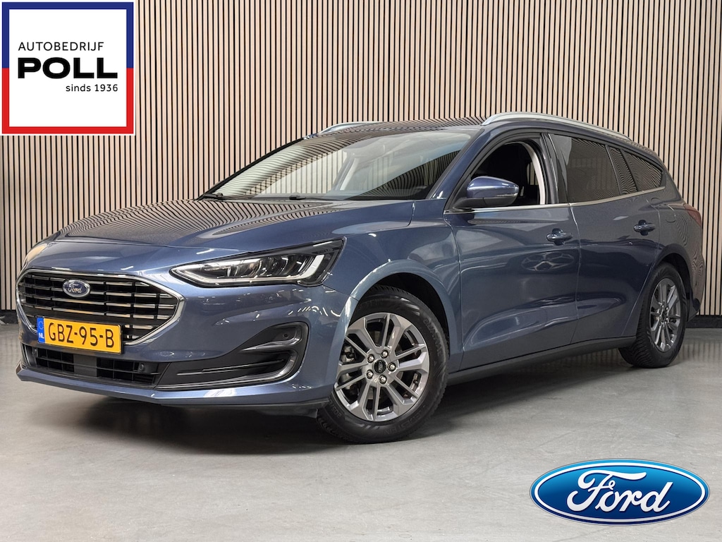 Ford Focus 155pk Eco Hybrid Automaat Titanium Groot Sync-4 Navi Trekhaak Wagon NL-Auto Dealeronderhouden