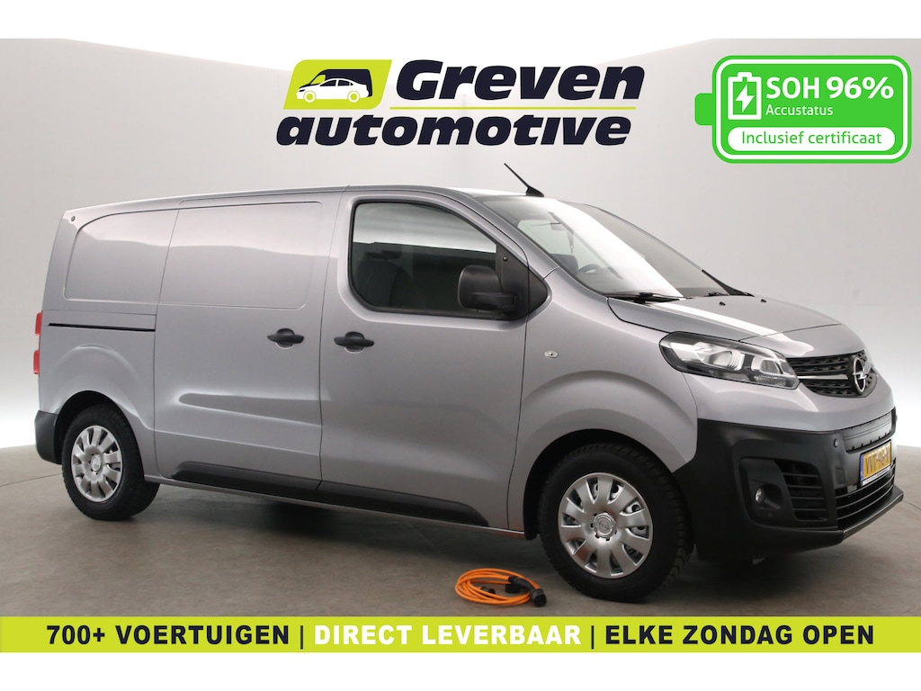 Opel Vivaro-e L2H1 75 kWh | Snelladen | SOH 96% | Airco | Cruise | Camera | Carplay | Navi | Trekhaak