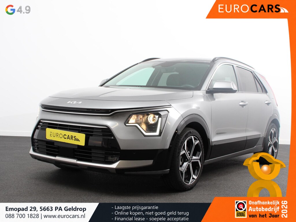 Kia Niro Hybrid 1.6 GDi DynamicLine Navigatie Apple Carplay Android Auto Camera Parkeersensoren Adaptive Cruise Control Dodehoekdetectie Climate Control Lichtmetalen velgen