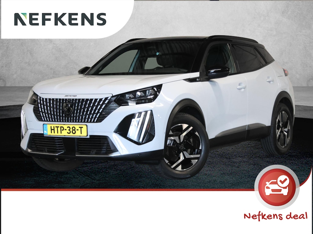 Peugeot e-2008 EV GT Avantage 54 kWh 156PK | 1ste eigenaar | AppleCarPlay/AndroidAuto | Climate Control | Adaptive Cruise Control | 360'Camera | FULL LED | Navigatie | LMV | Parkeersensoren | Privacy Glass | Isofix | Two-Tone | Sfeerverlichting |