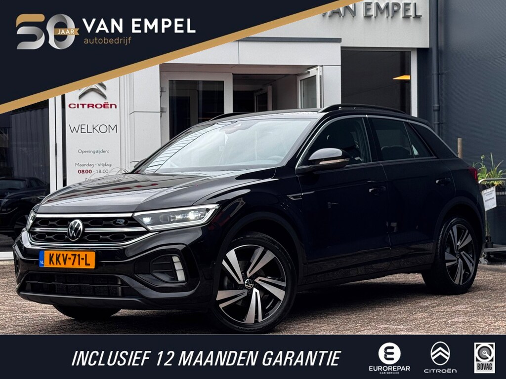 Volkswagen T-Roc 1.5 TSI R-Line | 150 PK | Trekhaak | IQ-Light | Camera | Stoelverwarming | Beats | PDC Rondom |
