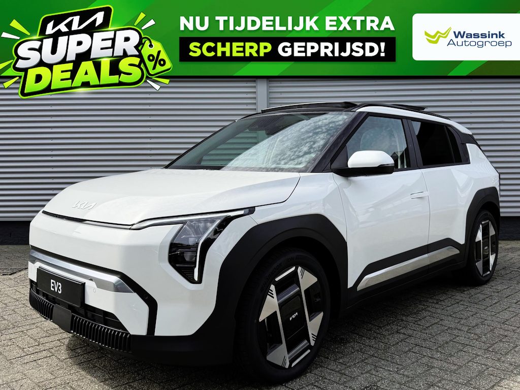 Kia EV3 Plus Advanced 81.4 kWh | Schuif/Kanteldak | Stoel/Stuurwielverwarming | Camera | Elektrische Stoel |