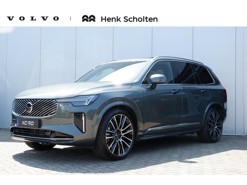 Volvo XC90 T8 AWD Ultra Bright Executive Edition | Nappa Leder met ventilatie | Bowers & Wilkins audio | Panoramadak | 360 graden camera | 22 inch Lichtmetalen velgen | Massagefunctie | Verwarmde voorstoelen & stuurwiel | Luchtvering | Gelamineerd en getint glas | Adaptieve Cruise Control | BLIS dodehoekdetectie | Forest Lake Metallic