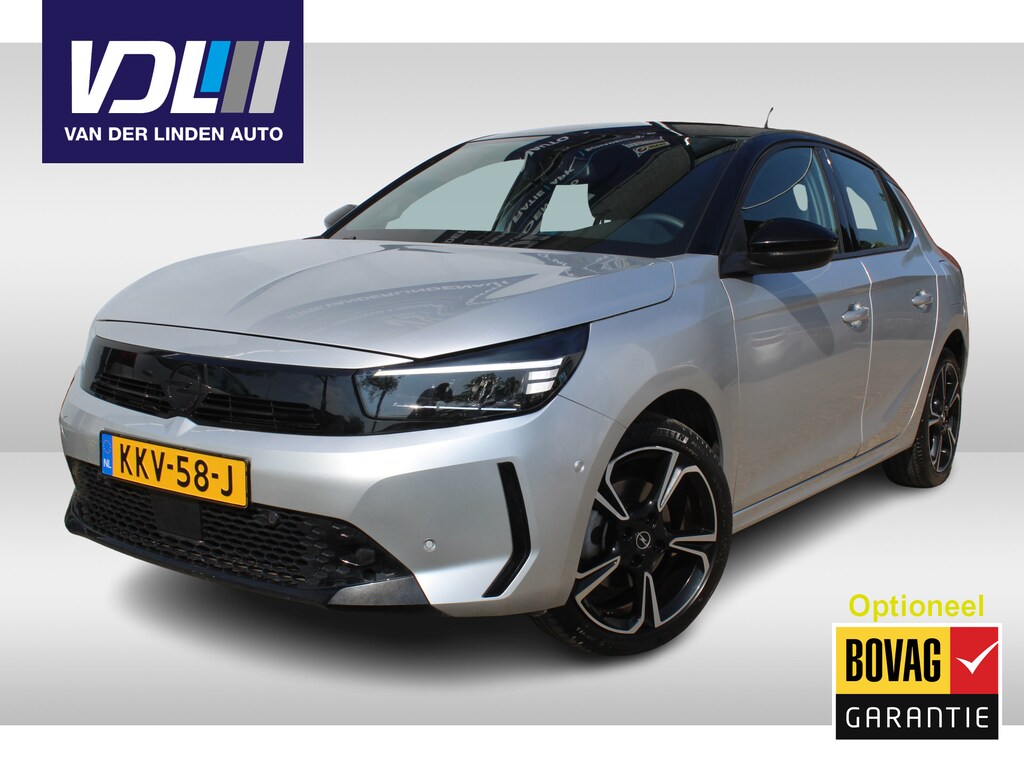 Opel Corsa 1.2 Turbo Hybrid GS Dodehoek detectie l Apple carplay / Android auto l Parkeercamera achter l Parkeersensoren voor en achter l Lane assist l