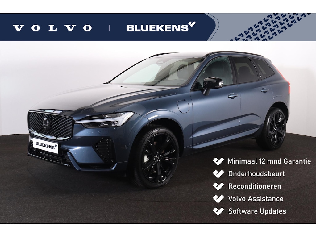 Volvo XC60 T8 Recharge AWD Plus Black Edition - IntelliSafe Assist & Surround - 360º Camera - Harman/Kardon audio - Adaptieve LED koplampen - Verwarmde voorstoelen, stuur & achterbank - Parkeersensoren voor & achter - Elektr. bedienb. voorstoelen met geheugen - Draadloze tel. lader - Extra getint glas - 21' LMV
