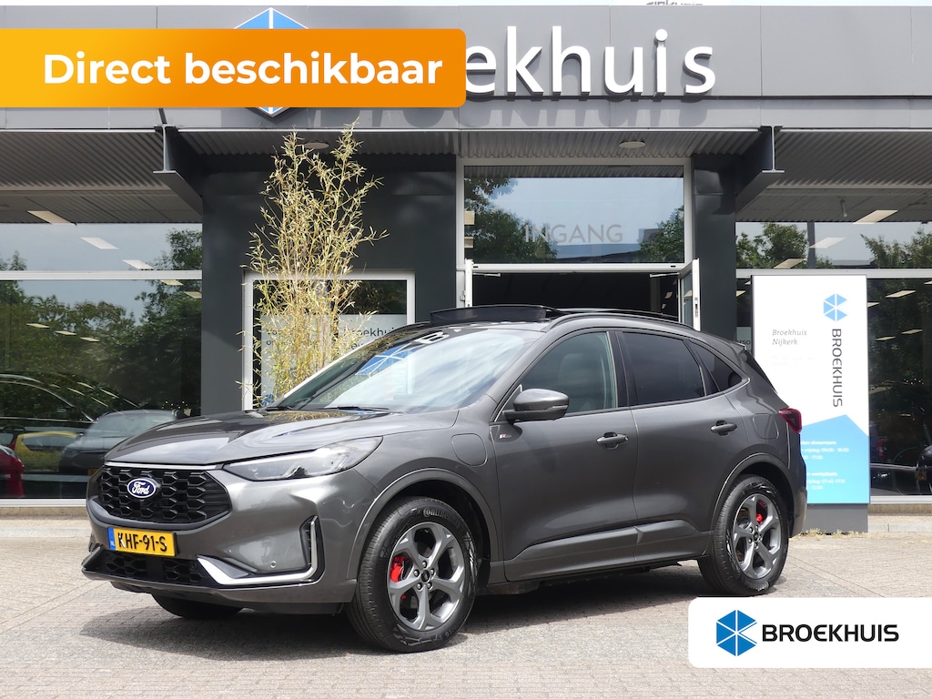 Ford Kuga 2.5 PHEV 243PK ST-Line X | FULL OPTIONS | TREKHAAK | PANORAMADAK | CAMERA V+A | 360 CAMERA | ADAPTIVE CRUISE | DODEHOEKDETECTIE | STUUR+STOEL+VOORRUITVERWARMING | ELEKTRISCHE ACHTERKLEP | MATRIX LED | NAVI | APPLE CARPLAY / ANDROID AUTO | KEYLESS | LMV 18" |