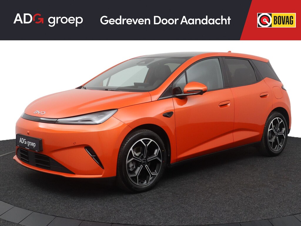 BYD DOLPHIN G DM-i Boost NIEUW/ 1040 KM / Sunset Orange / 105 EV / Android Auto en Apple Carplay