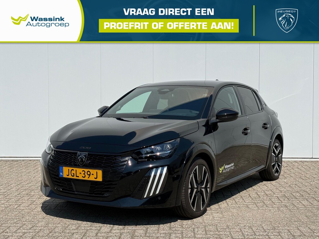 Peugeot 208 1.2 Hybrid 110 e-DCS6 GT | Camera & Sensoren Voor + Achter | Blindspot Monitoring | Adaptive Cruise Control | CarPlay | Lane Keeping |