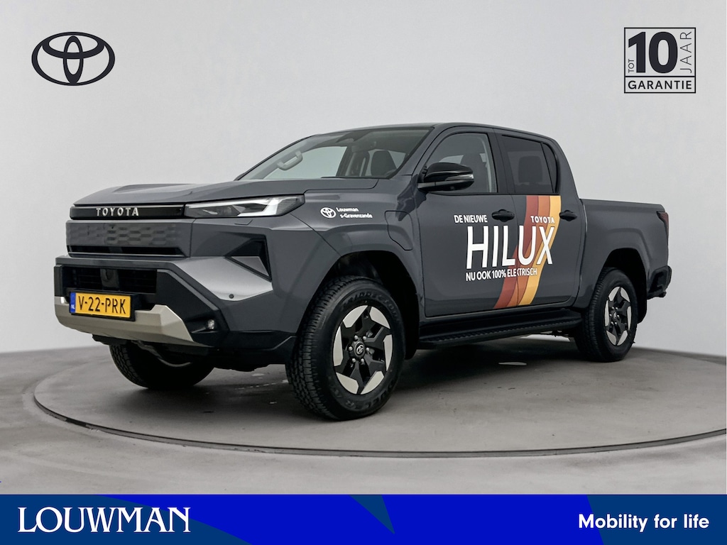 Toyota Hilux TOYOTA ELECTRIC Professional Dubbel Cabine | Trekhaak | 1600kg trekgewicht | Geel kenteken |