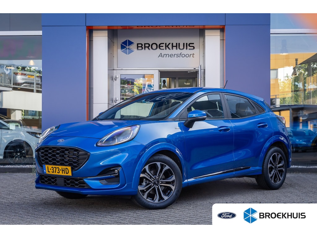 Ford Puma 1.0 EcoBoost Hybrid ST-Line | Apple Carplay/Android Auto | Cruise control | Navigatiesysteem | Parkeersensoren | Led | Dealer oh! | Cruise control | Navigatiesysteem full map