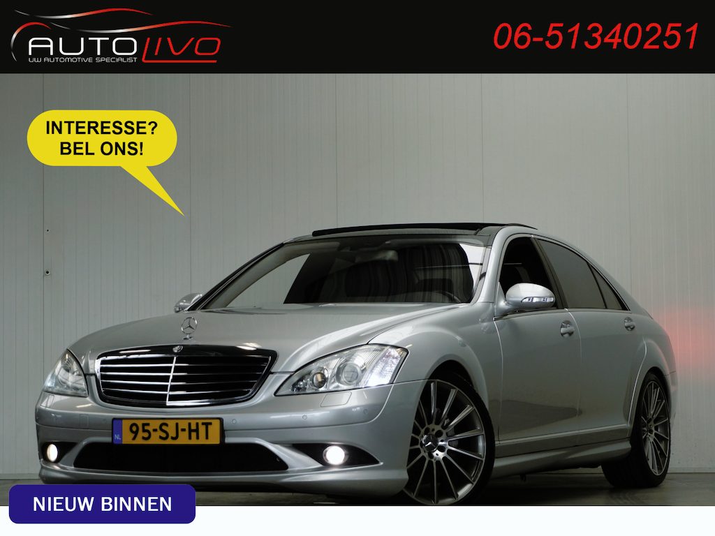 Mercedes-Benz S-klasse 500 Lang Prestige Plus NL AUTO! BOM VOL! 388 PK! NETJES!