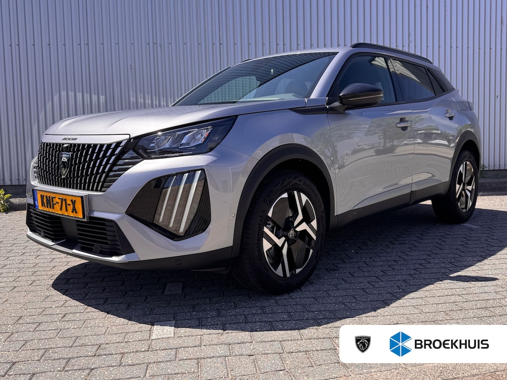 Peugeot 2008 1.2 Hybrid 136PK Allure Automaat | Camera Voor + Achter | Navigatie | Apple Carplay / Android Auto | Keyless Entery/Start | 17" Licht Metaal | Adaptive Cruise Control | | Bots waarschuwing systeem | Buitenspiegels in afwijkende kleur | Buitenspiegels met verlichting