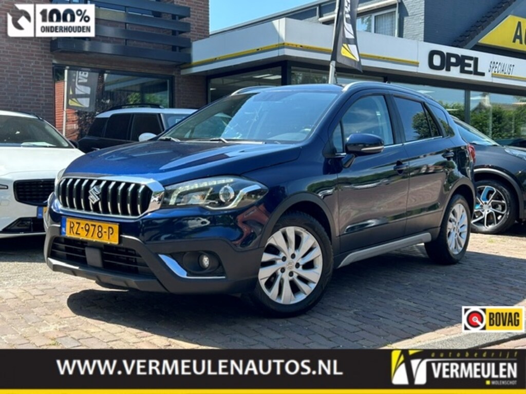 Suzuki S-Cross Sx4 1.0 Boosterjet 112PK Exclusive Automaat + 17"/ Navi/ Clima/ Cruise/ Camera/ Stoelverwarming/ NL auto