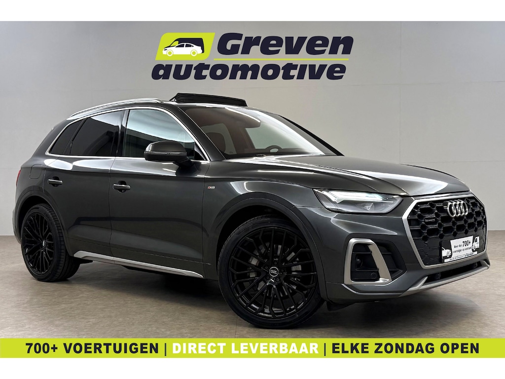 Audi Q5 55 TFSI e Quattro S-Line | Pano | Luchtvering | Virtual | HUD | Camera | Carplay | Cruise | Trekhaak