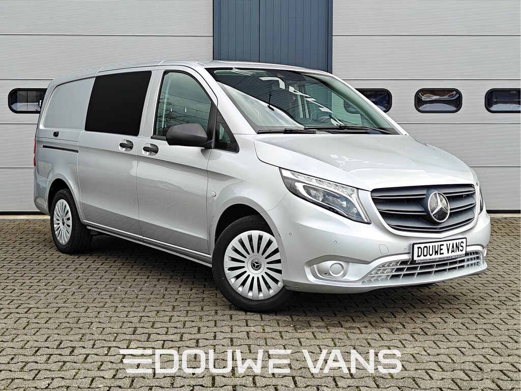 Mercedes-Benz Vito 119 L2 4x4 Automaat LED Dubbel Cabine Trekhaak Standkachel Stoelverwarming Distronic Trekhaak 2500 kg.