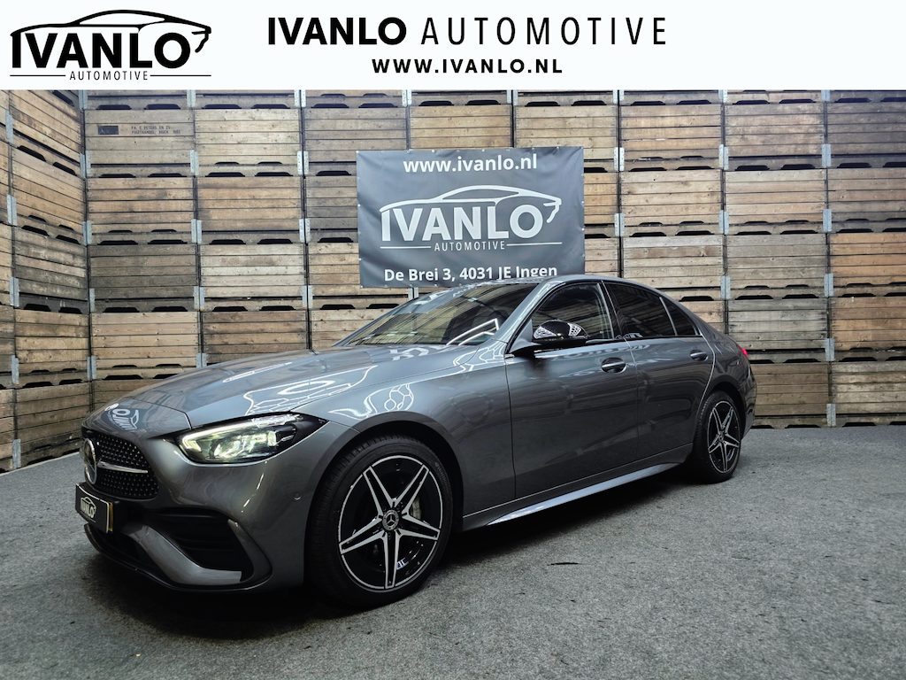 Mercedes-Benz C-klasse 300 e AMG Line PHEV Leder LED Camera Sfeer Navi Trekhaak LM