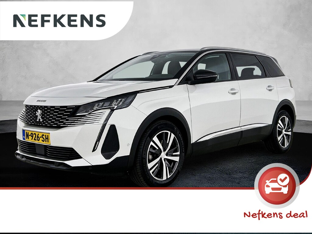 Peugeot 5008 1.2 130pk Blue Lease Allure Automaat | Trekhaak | Elektrische Klep | Navigatie | Climate Control | Cruise Control | LED | 19"LMV | Dodehoekdetectie | Keyless Entry/Start |