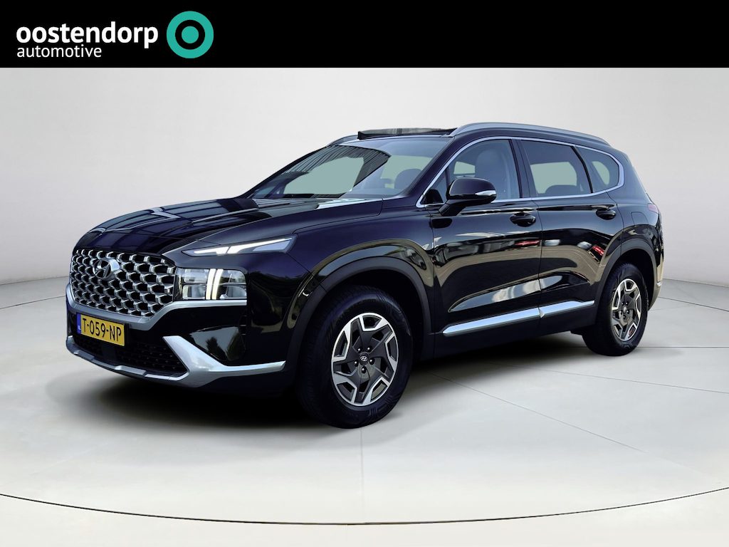Hyundai Santa Fe 1.6 T-GDI HEV Comfort Smart Sky | Panoramadak| Trekhaak | Apple Carplay/Android Auto | Adaptief Cruise Control | Achteruitrijcamera | Elektrische stoelen | Stoelverwarming |