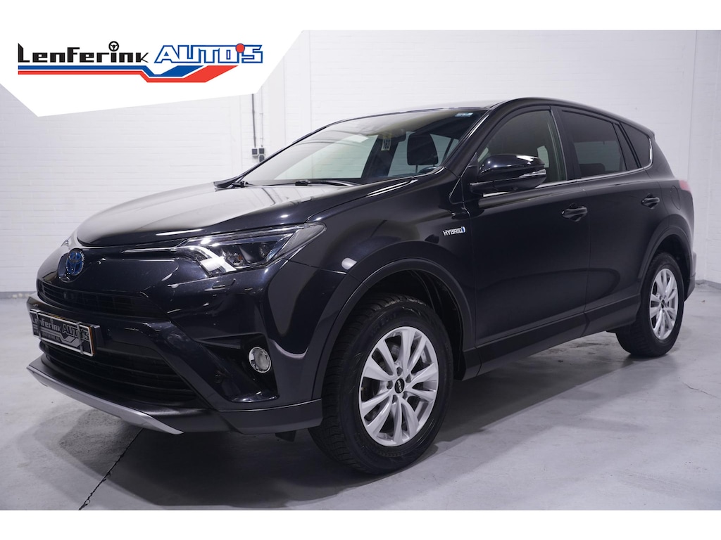 Toyota RAV4 2.5 Hybrid AWD Dynamic navigatie lederen-bekleding LED cruise-controlle electrische-achterklep PDC v+a 360 Camera trekhaak-1650kg stoel/stuurverwarming memo op bestuurdersstoel lane-assist