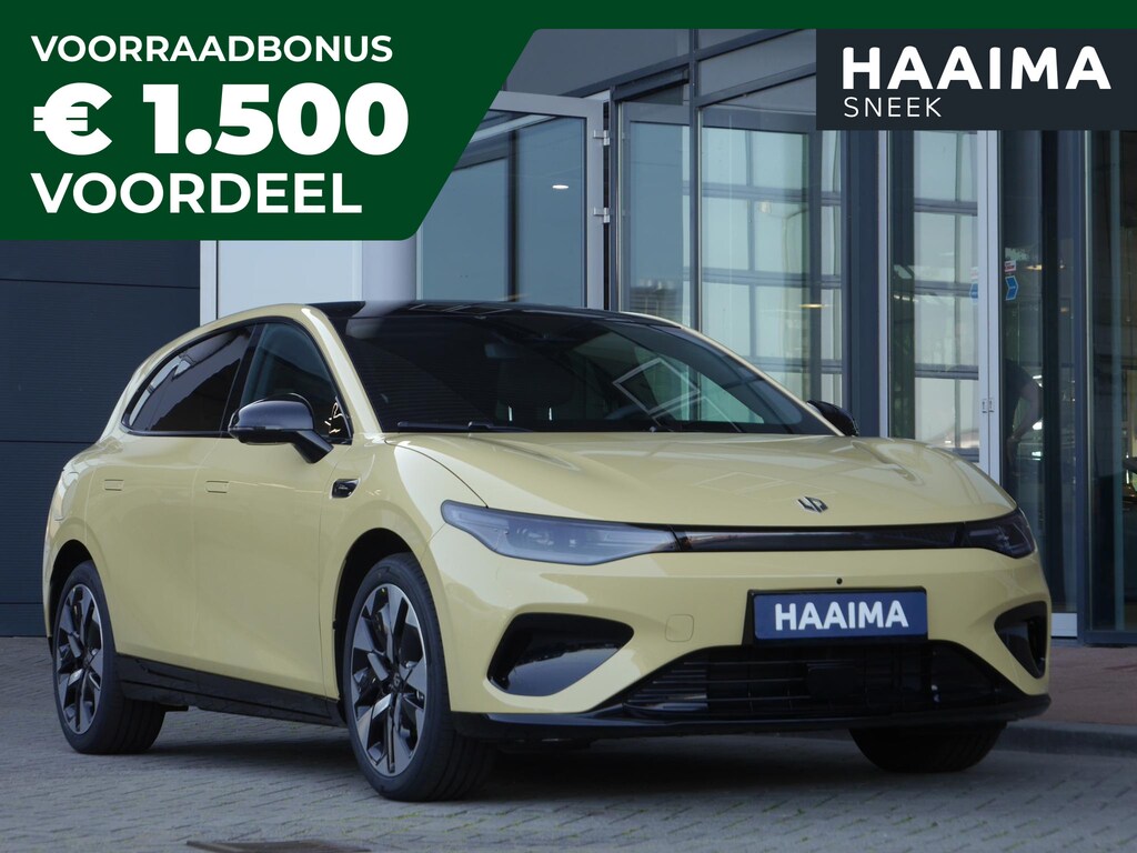 Leapmotor B05 ProMax Design 67.1 kWh | Panoramadak | Elektrisch verstelbare stoelen | Stuurwiel verwarming | Apple carplay/Android auto | Sfeerverlichting | Regensensor | Privacyglas | 19 inch lichtmetalen velgen