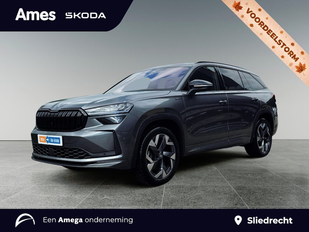 Skoda Kodiaq 1.5 TSI mHEV 150pk DSG Sportline Business 7p | 7 zitplaatsen | Verwarmbare voorruit | Elektr. stoel + memory