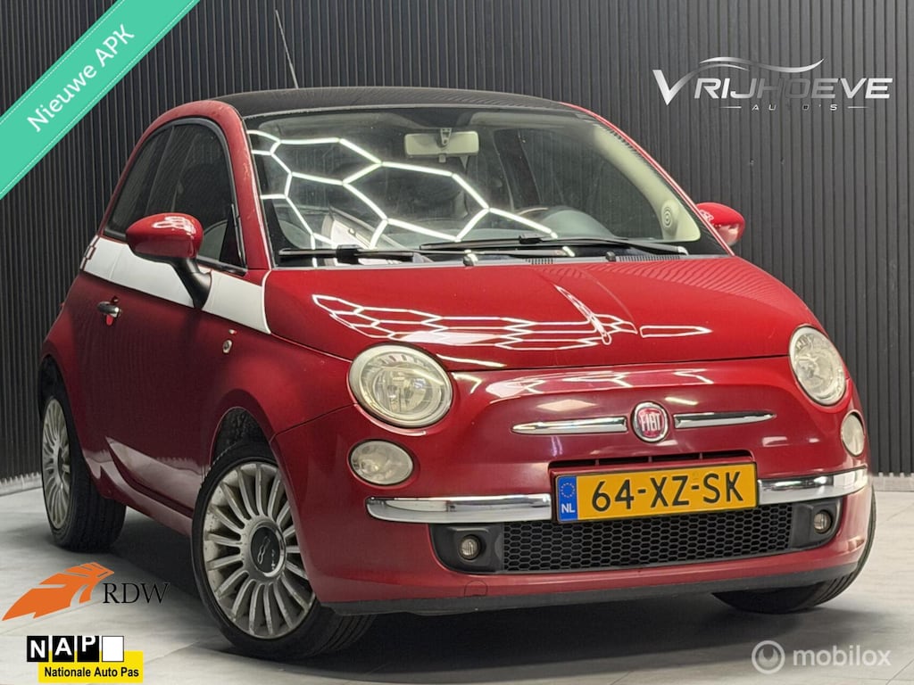 Fiat 500 1.4-16V Lounge|NIEUW APK|NAP|AIRCO|ELEKPAKKET