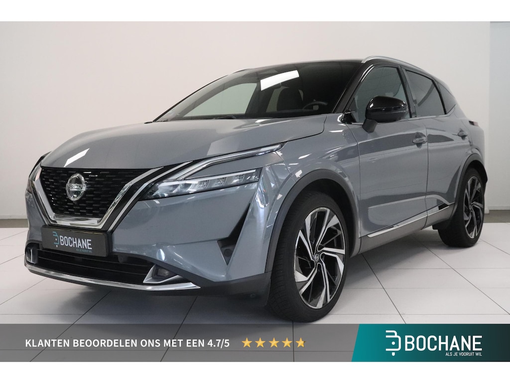 Nissan Qashqai 1.3 MHEV Xtronic Tekna Plus | Panoramadak | Memory | 360° Camera | Leder | Adaptieve cruise | Matrix LED |