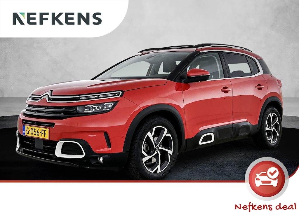 Citroën C5 Aircross Shine 180pk Automaat | Lederen bekleding | Elektrisch verstelbare bestuurdersstoel met geheugen | Panoramisch schuifdak | Elektrische achterklep | Navigatie | Camera achter | Apple Carplay en Android auto