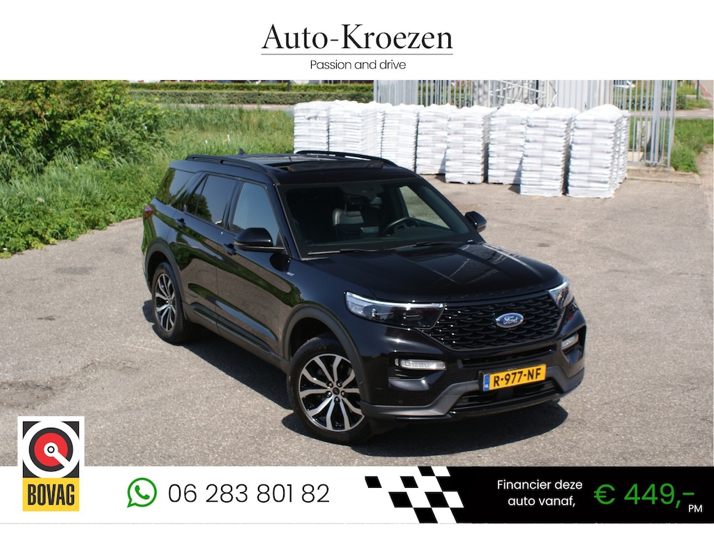 Ford Explorer 3.0 V6 EcoBoost PHEV ST-Line | Pano | 360 Camera | ACC | 7 Zitplaatsen | VUD |