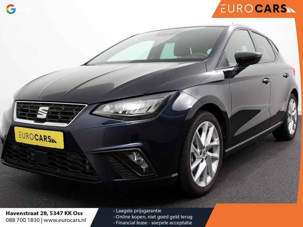 SEAT Ibiza 1.0 TSI 110pk DSG FR Automaat Navigatie Apple Carplay/Android Auto Camera Parkeersensoren Adaptive cruise control Keyless Entry/Start Virtual Cockpit Stoelverwarming Ledverlichting Getinte ramen