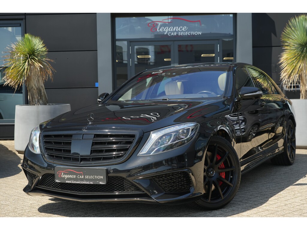 Mercedes-Benz S-klasse AMG 63 4MATIC Lang | 585PK | Pano | Burmester | 360° | HUD | Leder | Mercedes-Benz S-Klasse AMG 63 4MATIC Lang 585 PK met 5.5 V8 biturbo, panoramadak, Burmester high-end audio, 360° camera, Head-Up Display, luchtvering, 19-inch AMG-velgen, luxe lederen interie