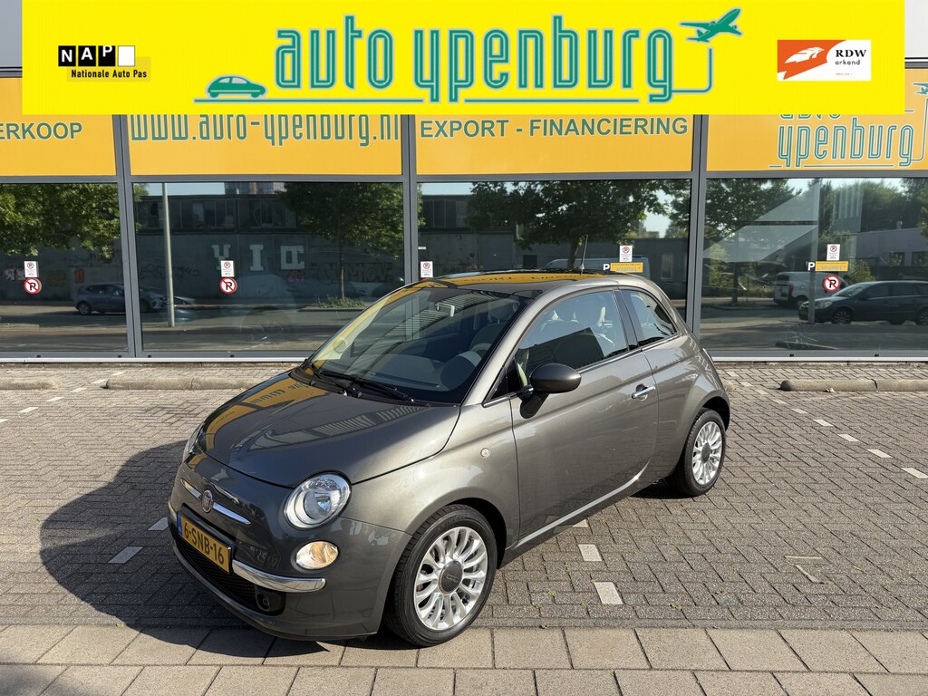 Fiat 500 0.9 TwinAir Lounge * 147.658 Km * Panaramadak * Airco * Sportvelgen *