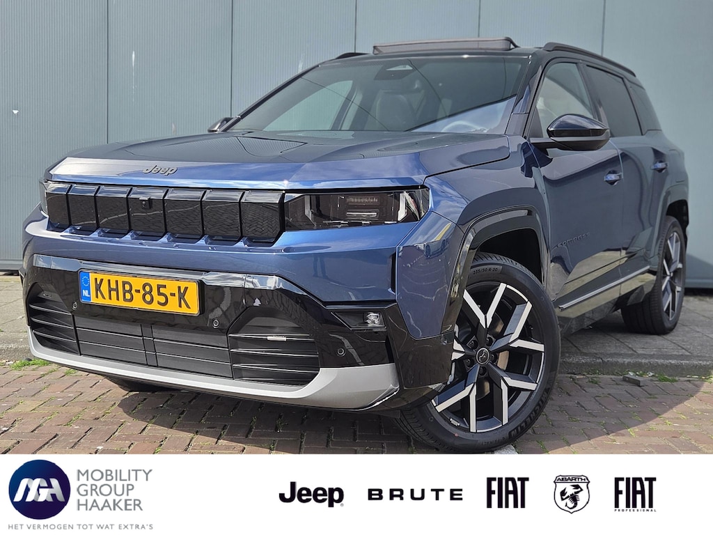 Jeep Compass First Edition 74 kWh | Apple-Android | Panoramadak | Massagestoelen