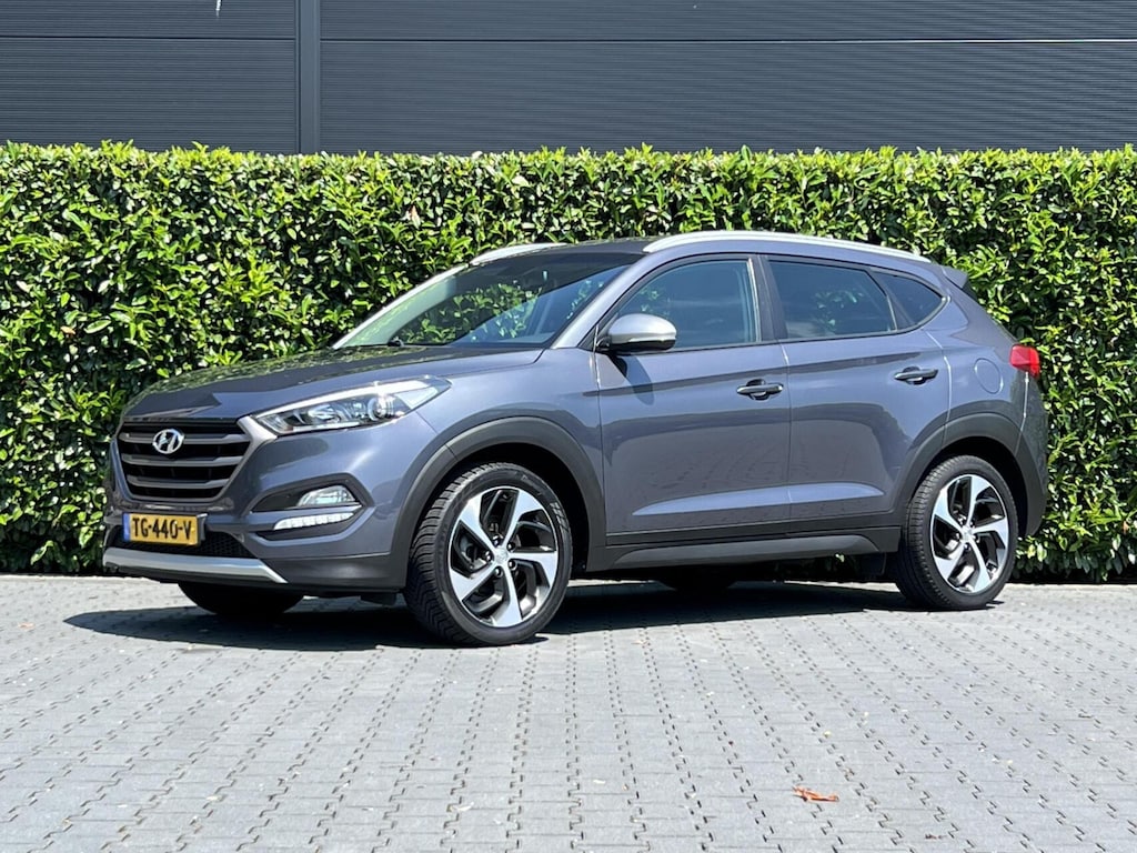 Hyundai Tucson 1.6 T-GDi, NAVIGATIE, CAMERA, CLIMATE CONTROL, CRUISE CONTROL, STOELVERWARMING, LED, LICHTMETAAL 19"