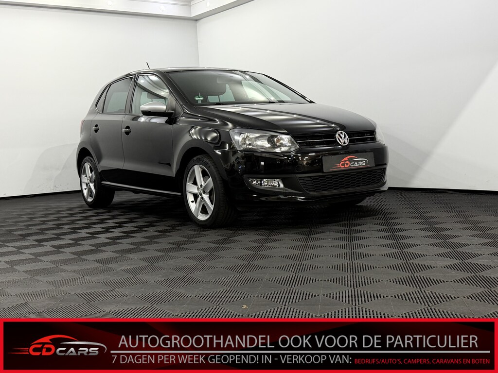 Volkswagen Polo 1.2-12V BlueMotion Black edition Airco, Radio, Mistlamp, Lichtmetalen velgen