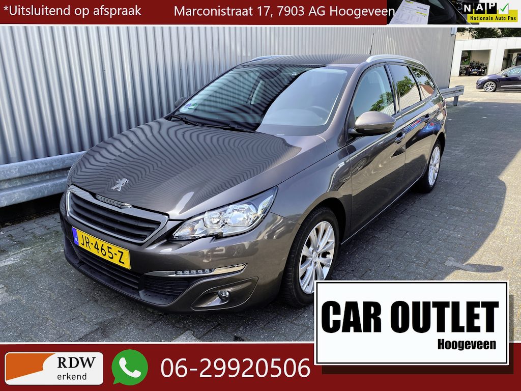 Peugeot 308 SW 1.2 PureTech Style Clima, Navi, CC, PDC, LM, Trekh, nw. APK – Inruil Mogelijk –